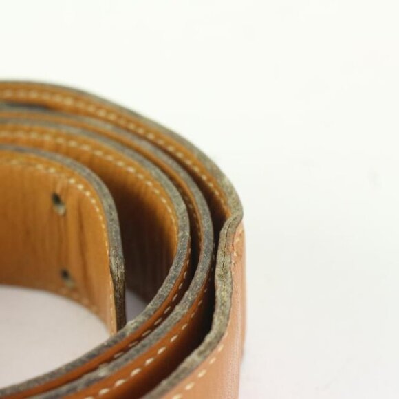 Hermès 32mm Reversible H Logo Belt Kit Brown x Gold 1H124 main image 6